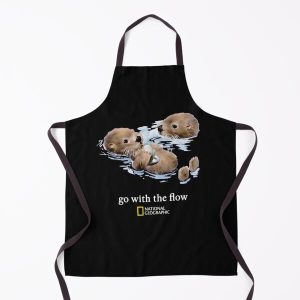 Item preview, National Geographic Otter Go With The Flow Nature Wildlife T-Shirt designed and sold by shlana.