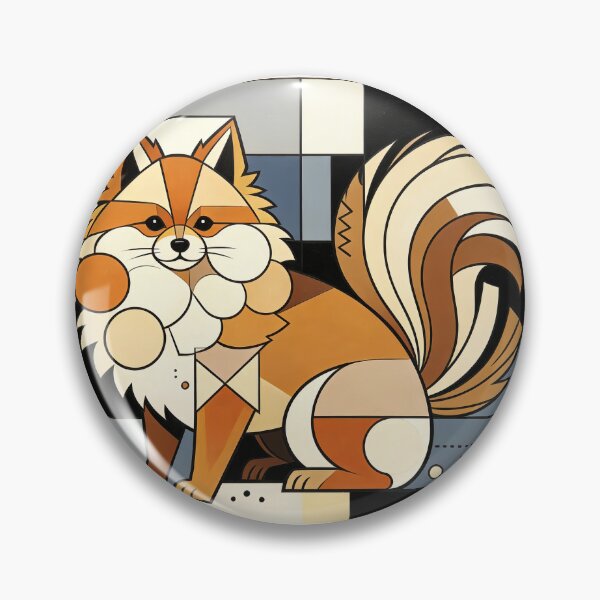 Item preview, cubist animal artwork designed and sold by forget45studio.