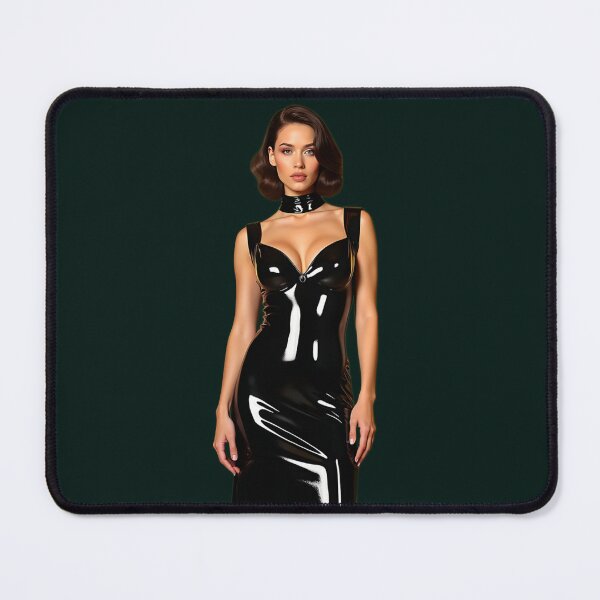 Item preview, Black Latex Dress – Gothic Glamour Fashion designed and sold by Magic-Reality.