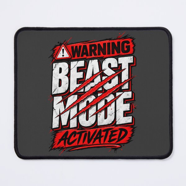 Item preview, Beast Mode Activated Energy Design designed and sold by Nextgenofficial.