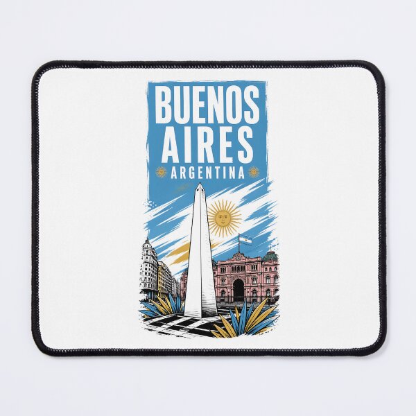 Item preview, Buenos Aires Argentina Vintage Travel Tourism designed and sold by TravelersGems.