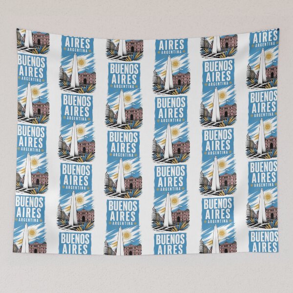 Item preview, Buenos Aires Argentina Vintage Travel Tourism designed and sold by TravelersGems.