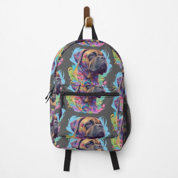 Item preview, Colorful Bullmastiff puppy dog designed and sold by MendaciousMina.