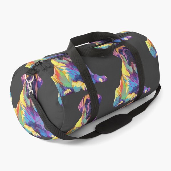 Item preview, Colorful Bullmastiff puppy dog designed and sold by MendaciousMina.