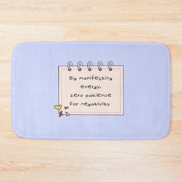 Item preview, Big Manifesting Energy Zero Negativity Quote designed and sold by jianina-alondra.