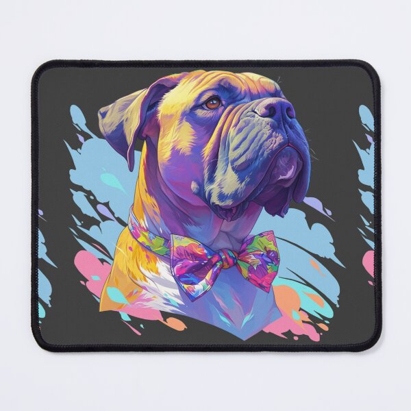 Item preview, Colorful Bullmastiff puppy dog designed and sold by MendaciousMina.