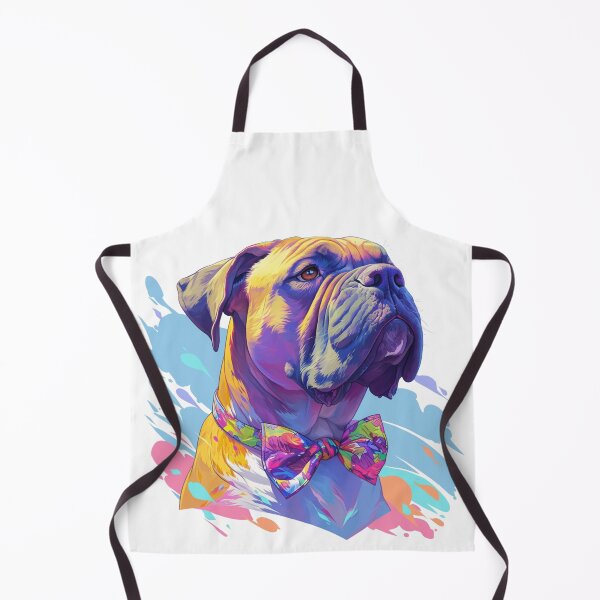 Item preview, Colorful Bullmastiff puppy dog designed and sold by MendaciousMina.