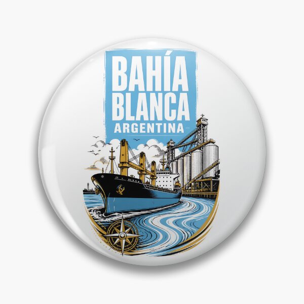 Item preview, Bahia Blanca Argentina Vintage Travel Tourism designed and sold by TravelersGems.