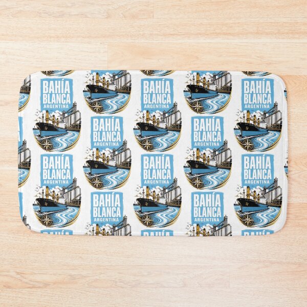 Item preview, Bahia Blanca Argentina Vintage Travel Tourism designed and sold by TravelersGems.
