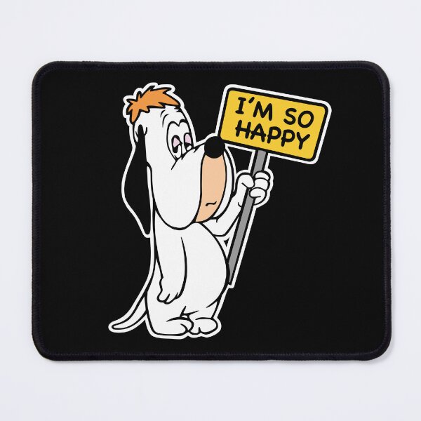 Item preview, Droopy - Im So Happy - Grumpy Face (outlined) designed and sold by ZERO-MIND.