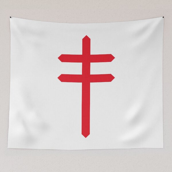 Item preview, Double Barred Cross - Red designed and sold by joshcartoonguy.