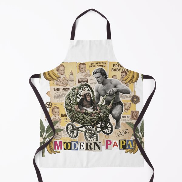Item preview, Modern Masculine Man & Fatherhood Dadaist Collage - Funny Gym, Coffee & Grooming Art (T-Shirt, Poster & Sticker) designed and sold by OzzFrequency.
