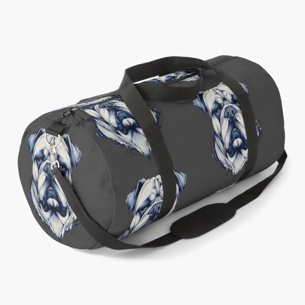 Item preview, Blue and white Bullmastiff puppy dog designed and sold by MendaciousMina.