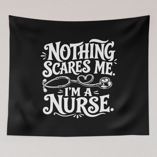 Item preview, NURSE HALLOWEEN nothing scares me i’m a nurse designed and sold by YNELENT.