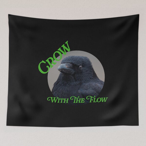 Item preview, Crow With the Flow designed and sold by Eebzay.