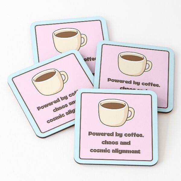 Item preview, Powered by Coffee Chaos Cosmic Alignment designed and sold by jianina-alondra.