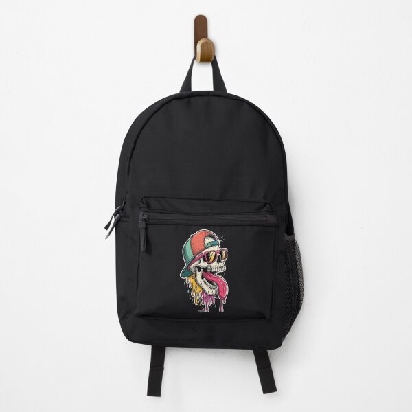 Item preview, Dripping Skull Streetwear – Cool Skeleton with Cap & Sunglasses designed and sold by Dilpreet-Store.