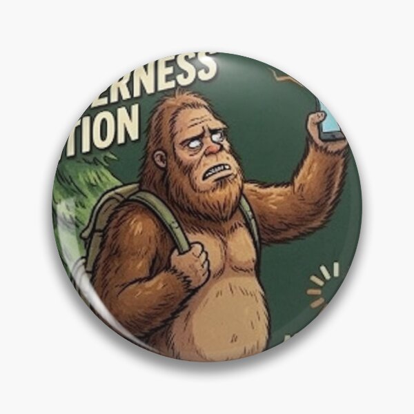 Item preview, Signal Quest Wilderness Edition Bigfoot No Wifi Funny Camping Graphic designed and sold by Mido-artister.