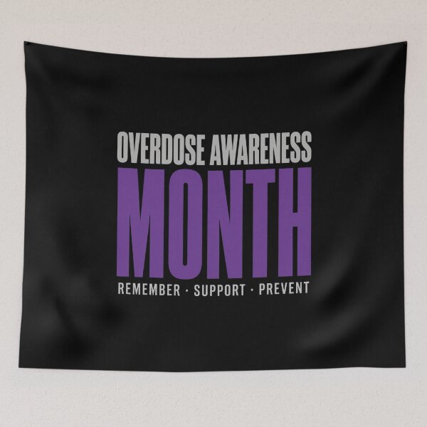 Item preview, Overdose Awareness Month Remember Support Prevent Bold Statement Typography Support Gift for Advocates designed and sold by Nightarel.