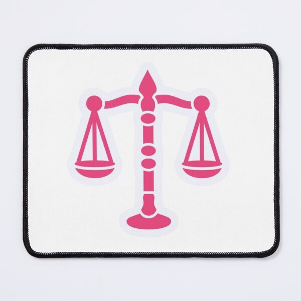 Item preview, Pink Scales of Justice Sticker | Cute Law Student Aesthetic | Future Lawyer Gift designed and sold by JusticeForSale.
