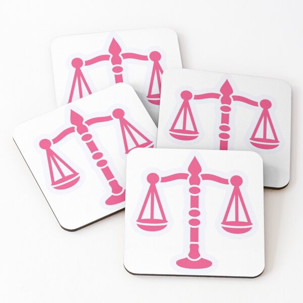 Item preview, Pink Scales of Justice Sticker | Cute Law Student Aesthetic | Future Lawyer Gift designed and sold by JusticeForSale.