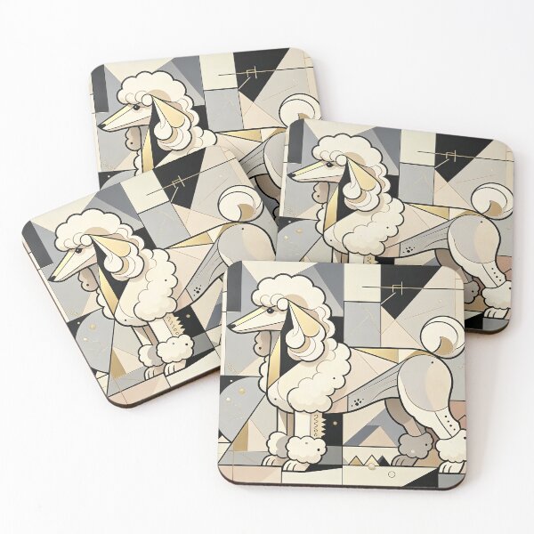 Item preview, cubist animal artwork designed and sold by forget45studio.
