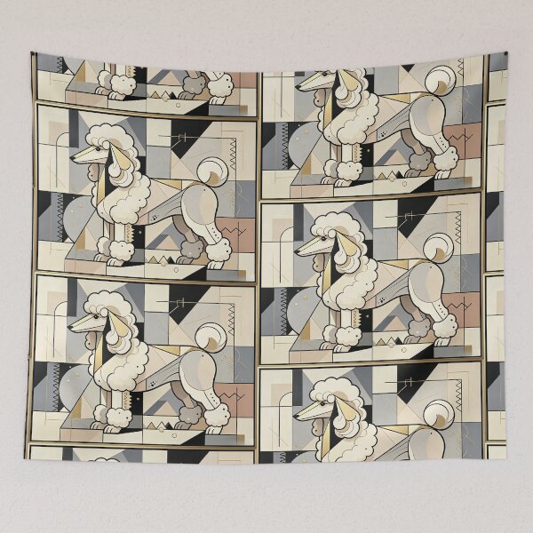 Item preview, cubist animal artwork designed and sold by forget45studio.