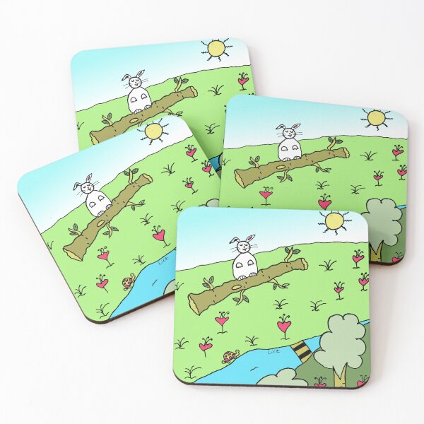 Item preview, Kikou the rabbit looking out at the valley designed and sold by ALICE-ALNET-RIBEIRO.