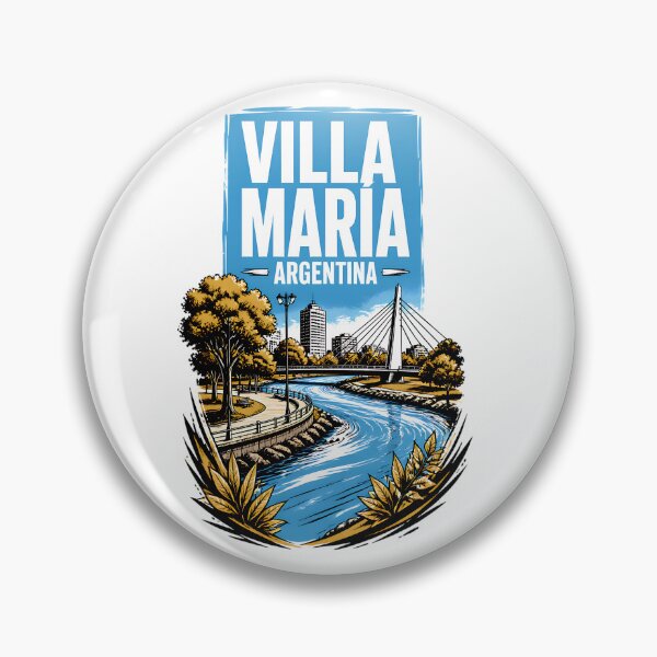 Item preview, Villa Maria Argentina Vintage Travel Tourism designed and sold by TravelersGems.