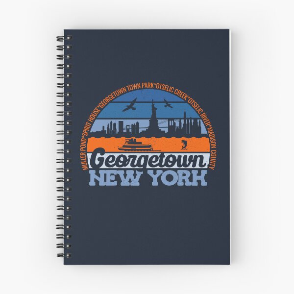 Item preview, Georgetown New York Sunset Retro Vintage Local Pride Logo designed and sold by CRHPOD20.