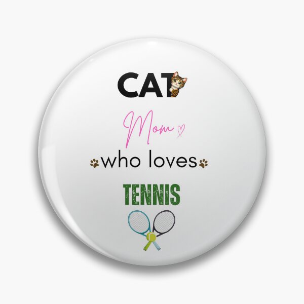 Item preview, Cat Mom Who Loves Tennis designed and sold by PawFitt.