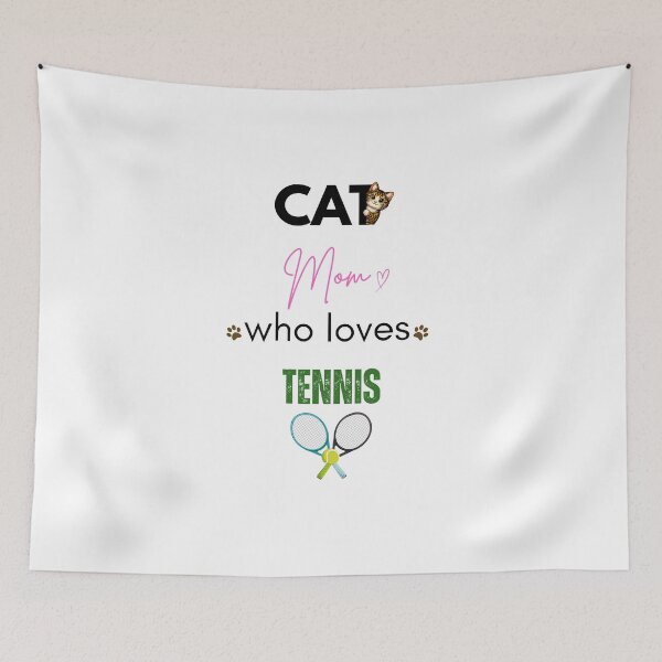 Item preview, Cat Mom Who Loves Tennis designed and sold by PawFitt.