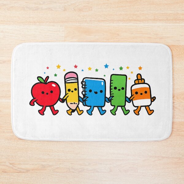 Item preview, Bold Primary Colors School Supplies Shirt designed and sold by MOCH- ART.