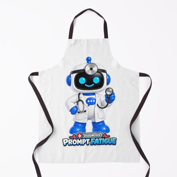 Item preview, Chatty SqueezBot. Diagnosis: Prompt Fatigue designed and sold by BSCI Designs.