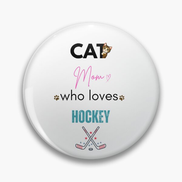 Item preview, Cat Mom Who Loves Hockey designed and sold by PawFitt.