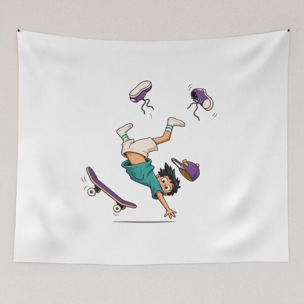 Item preview, Funny Skateboarder Epic Skateboarding Fail designed and sold by waikibi ⭐⭐⭐⭐⭐.