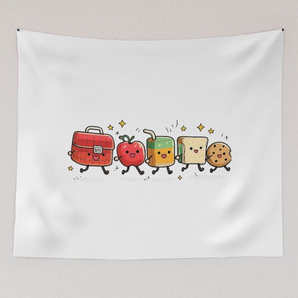 Item preview, Cute Lunchbox Snack Time Kids Shirt designed and sold by MOCH- ART.