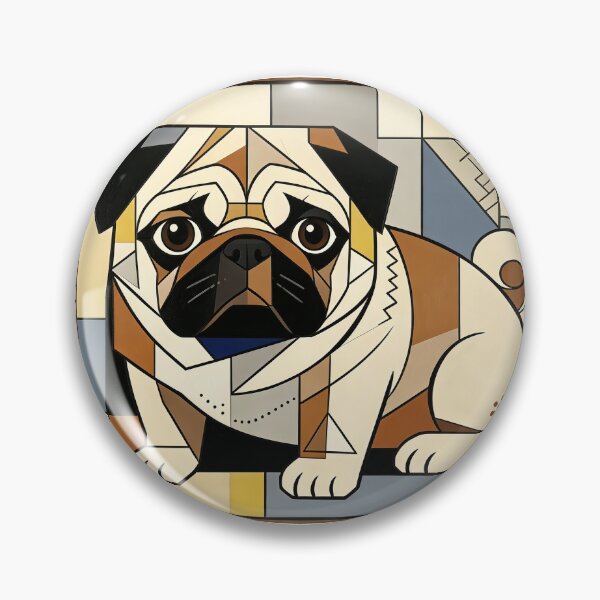 Item preview, cubist animal artwork designed and sold by forget45studio.