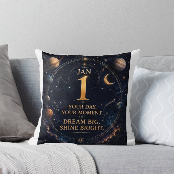 Item preview, January 1 Birthday Inspirational Design designed and sold by LunaMoments.