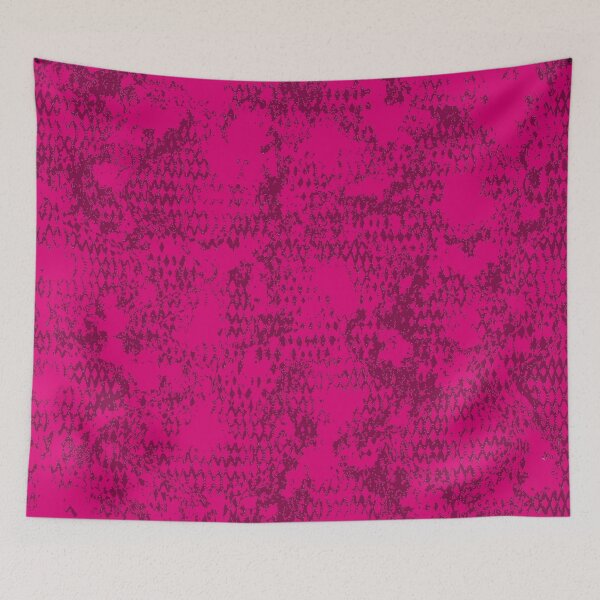 Item preview, Modern Distressed Python Print Pattern | Bright Pink designed and sold by Frohyou.