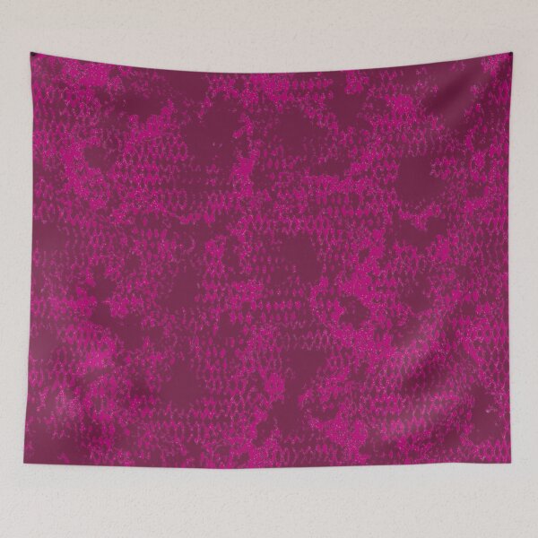 Item preview, Modern Distressed Python Print Pattern | Dark Pink designed and sold by Frohyou.