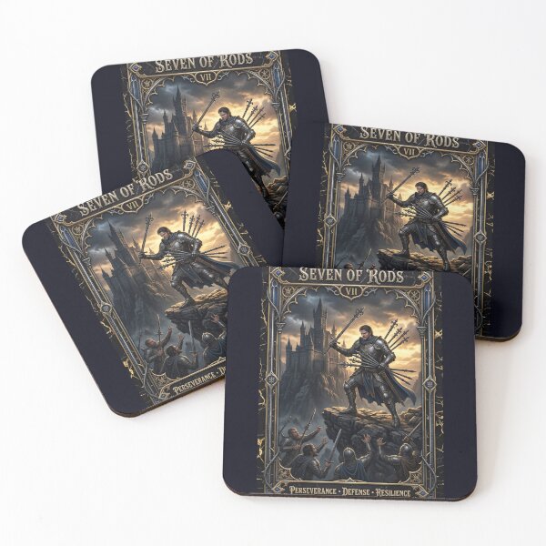 Item preview, Page of Rods- tarot card designed and sold by Studio77-Gothic.
