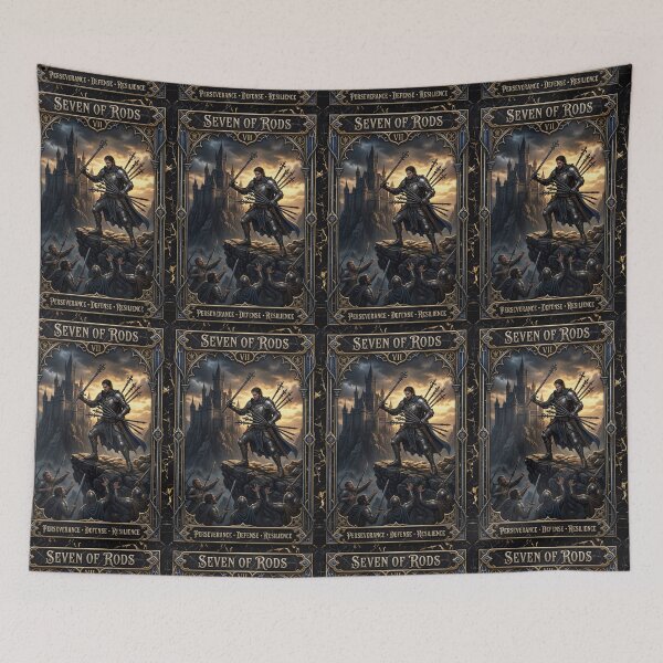 Item preview, Page of Rods- tarot card designed and sold by Studio77-Gothic.