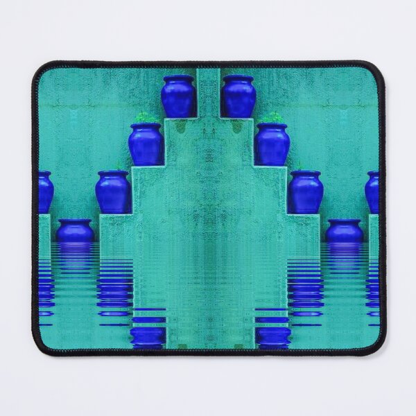 Item preview, Marrakech standing pots arrangement in Moroccan blue colour designed and sold by mister-john.