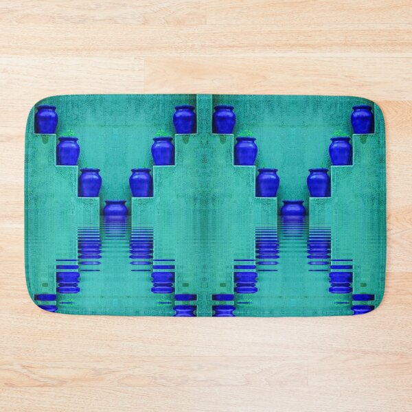 Item preview, Marrakech standing pots arrangement in Moroccan blue colour designed and sold by mister-john.