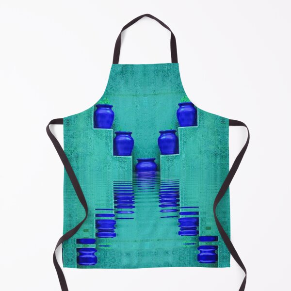 Item preview, Marrakech standing pots arrangement in Moroccan blue colour designed and sold by mister-john.