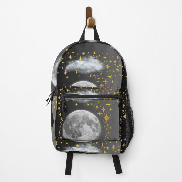Item preview, Moonlit Wolf & Golden Stars designed and sold by Sparklers-123.