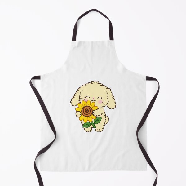 Item preview, Cute Bunny Hugging Sunflower- Kawaii Love designed and sold by BunnySoftArt.