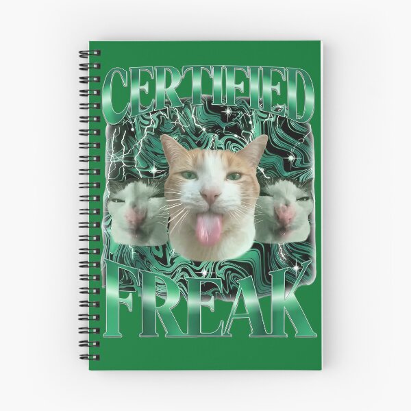Item preview, Certified Freak Funny Cursed Cat designed and sold by yuzZzil.