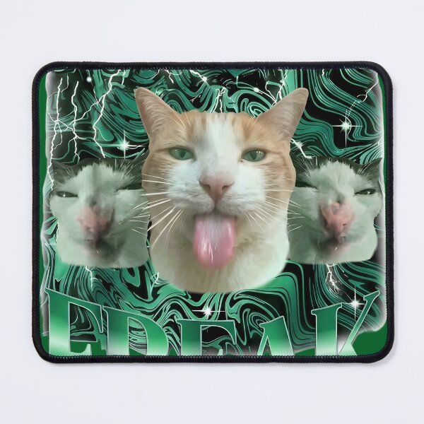 Item preview, Certified Freak Funny Cursed Cat designed and sold by yuzZzil.